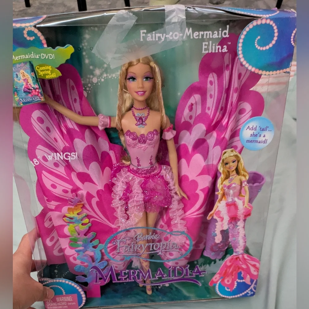 Barbie Fairytopia Mermaidia Elina Doll - Picture 2 of 4